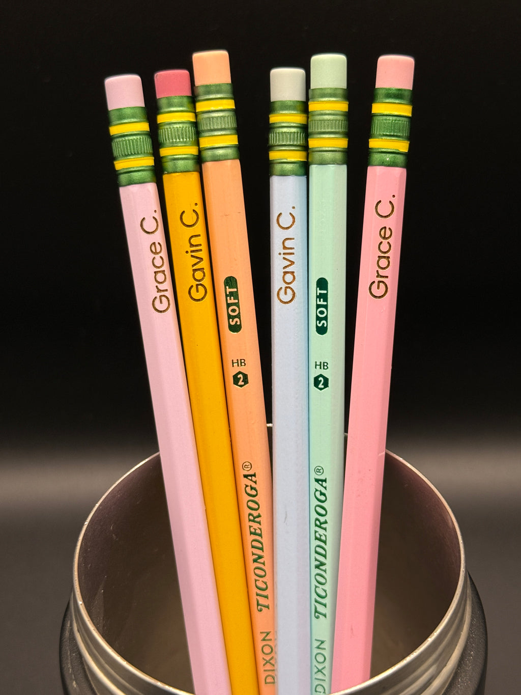 Ticonderoga #2 Personalized Pencils-12 Pack