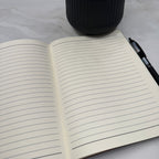 Leatherette Journal with Lined Paper and Pen