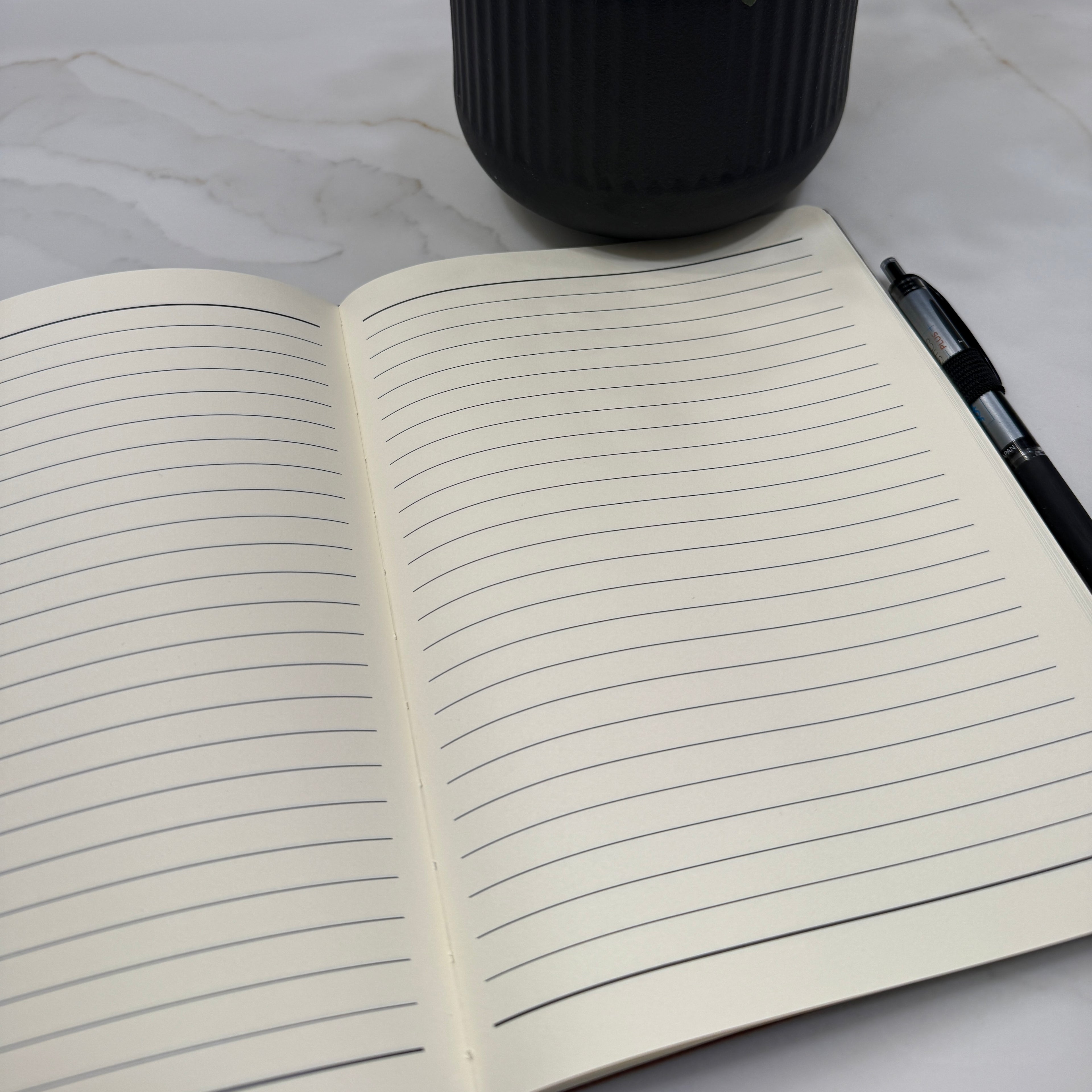 Leatherette Journal with Lined Paper and Pen
