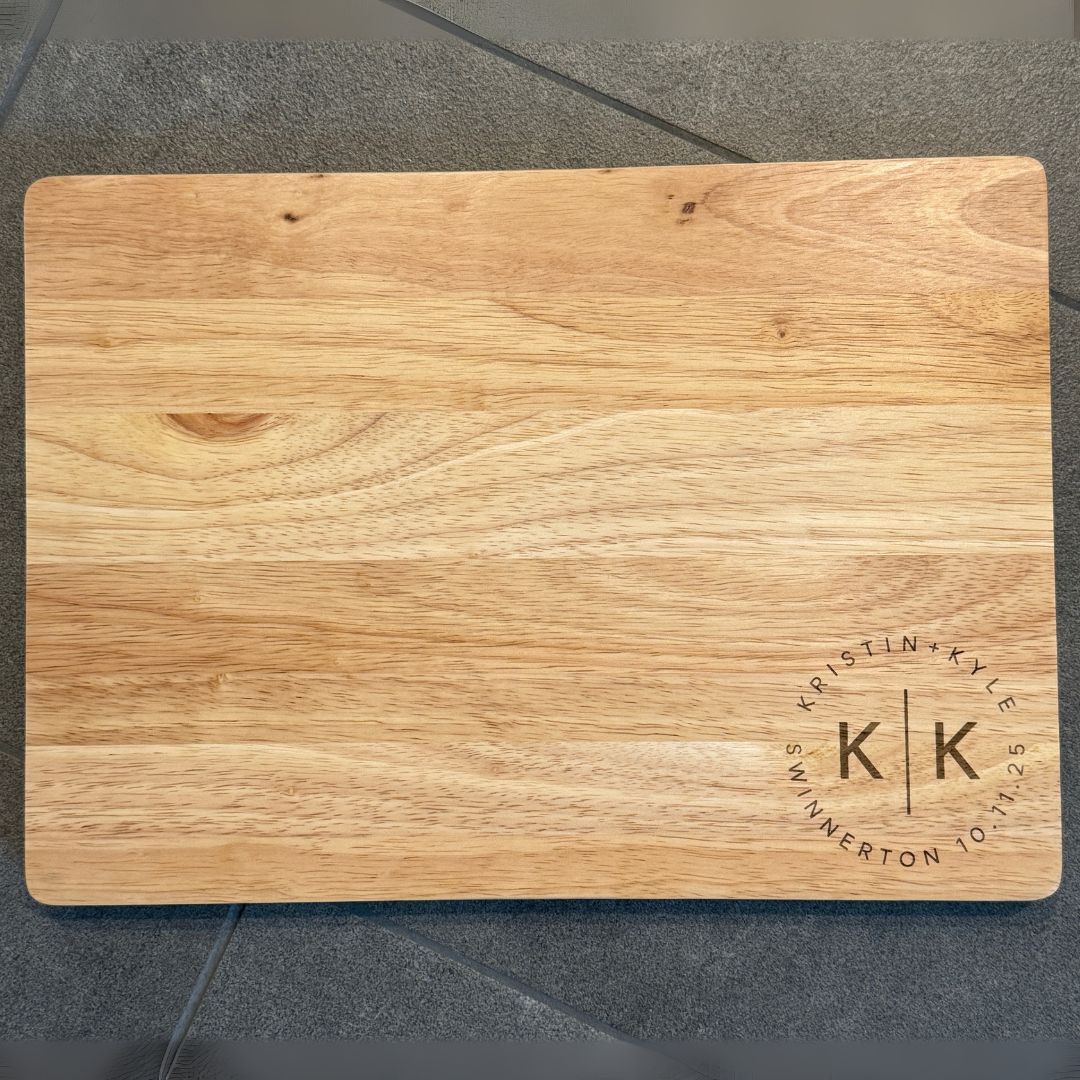 Personalized Wooden Cutting Board